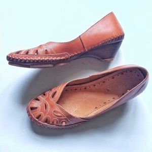Pikolinos [37] Leather Turkish Loafer Heels